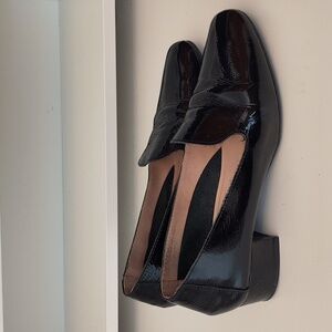 L'intervalle Black Leather Flat Size 41